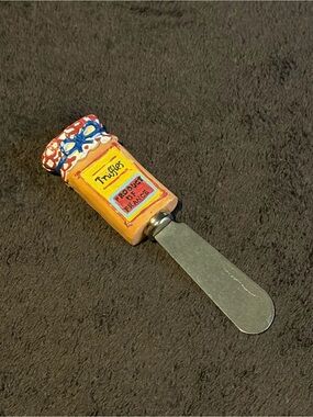 Vintage French Truffles Decorative Spreader Knife